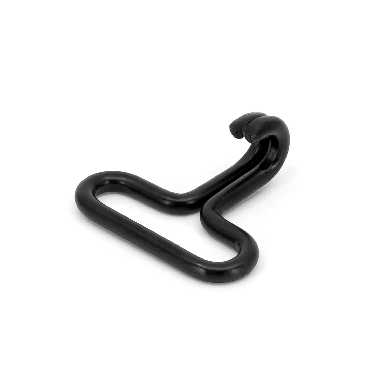 Crochet de jugulaire pour casque lourd US M1 vue de 3/4 avant