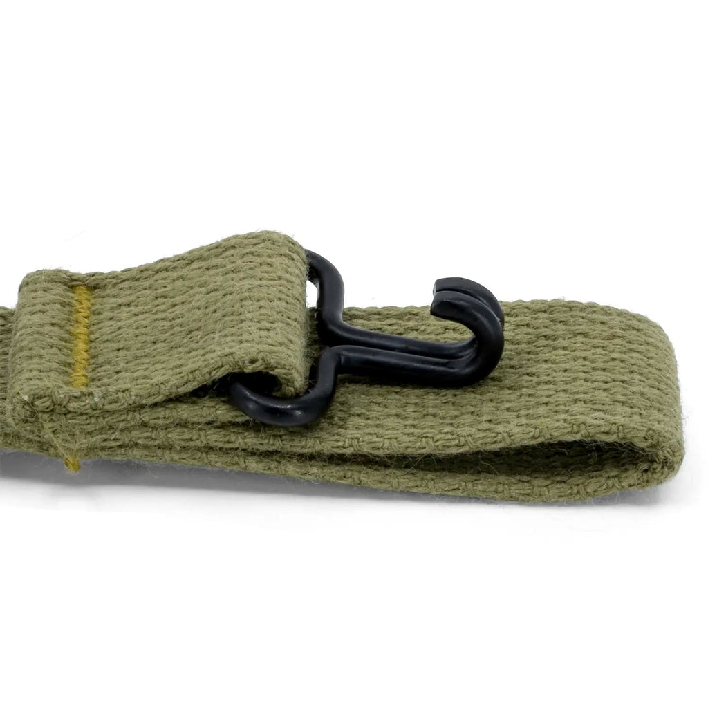 Crochet de jugulaire pour casque lourd US M1 monté sur une sangle de jugulaire OD#3