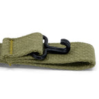 Crochet de jugulaire pour casque lourd US M1 monté sur une sangle de jugulaire OD#3