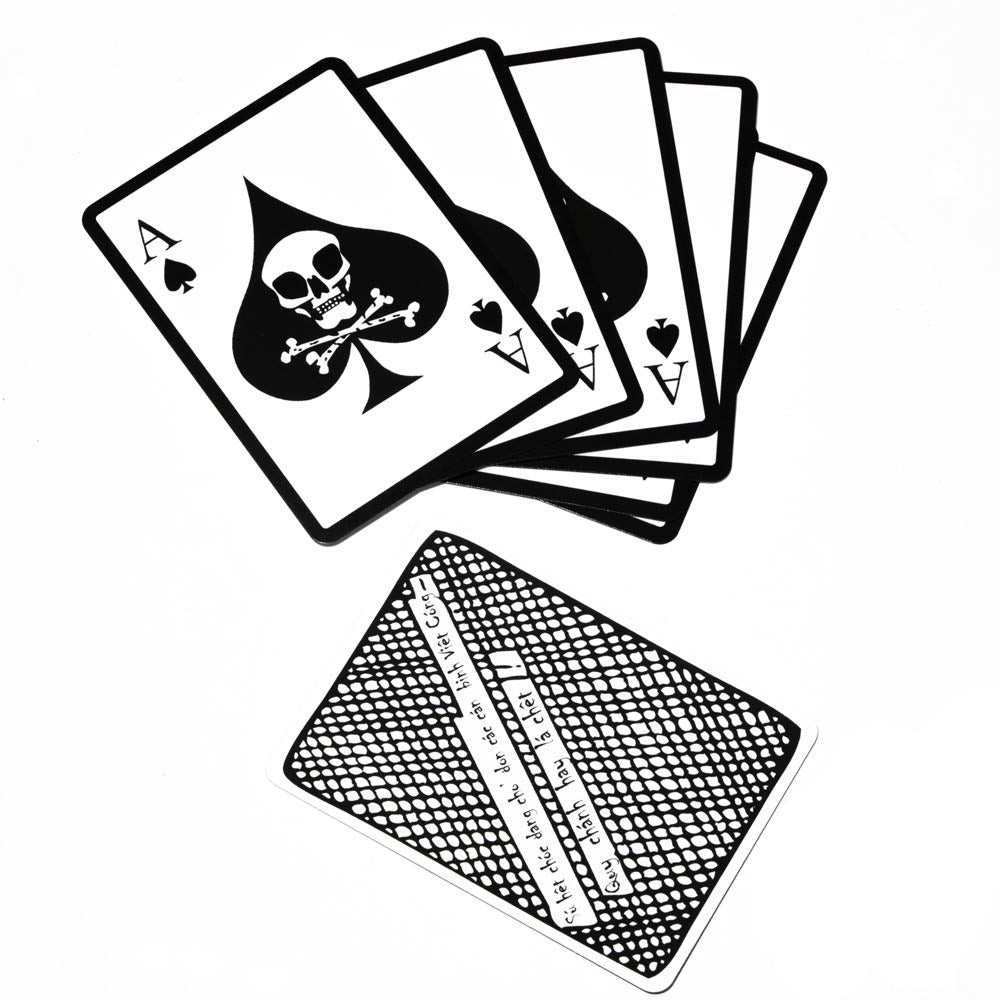 Carte à jouer Death Card Vietnam pour Casque US M1