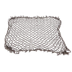 Filet Moyennes Mailles marron vue posé au sol.