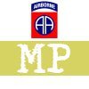 Insigne Military Police MP Yellow 82nd Ab - Mon Casque M1