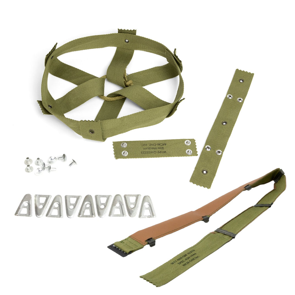 Kit de remontage complet pour sous casque et liner US M1 contre rivets acier