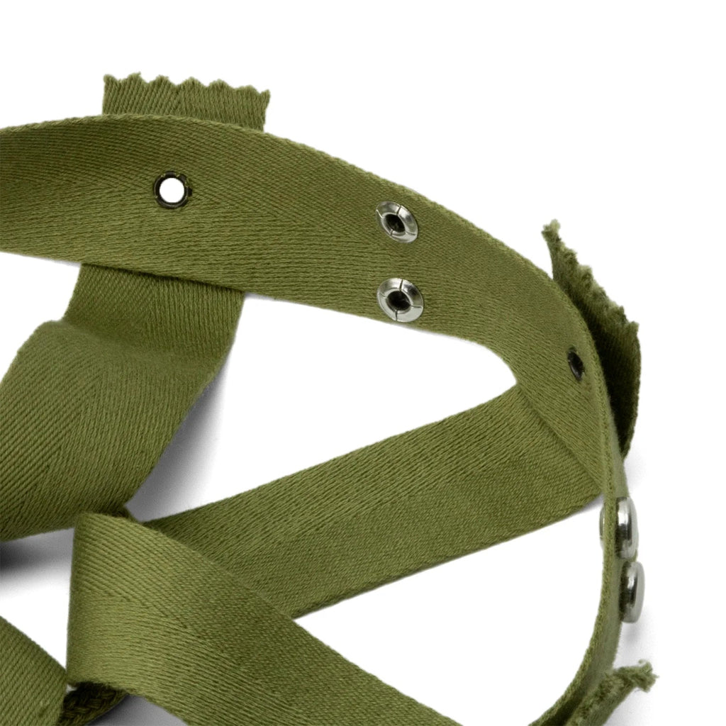 Kit de suspension interne de liner US M1 transitionnel de 1942 gros plan des boutons-pression segma