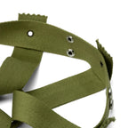 Kit de suspension interne de liner US M1 transitionnel de 1942 gros plan des boutons-pression segma