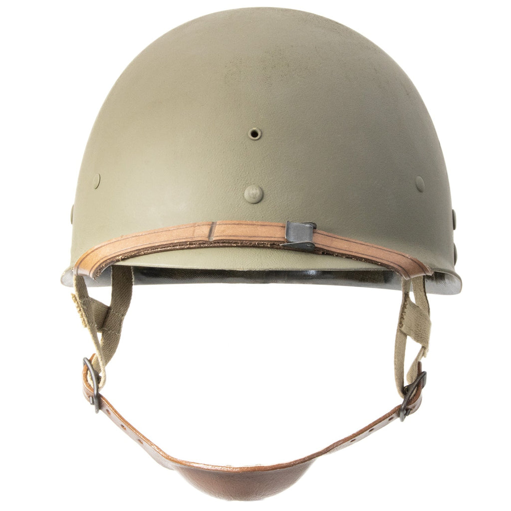 Sous casque fibre US M1 version parachutiste vue de face