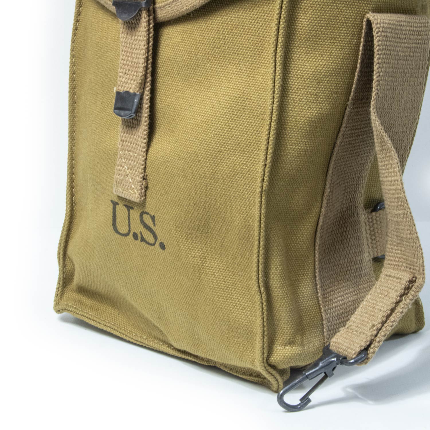 General Purpose Bag US WW2 gros pland du marquage