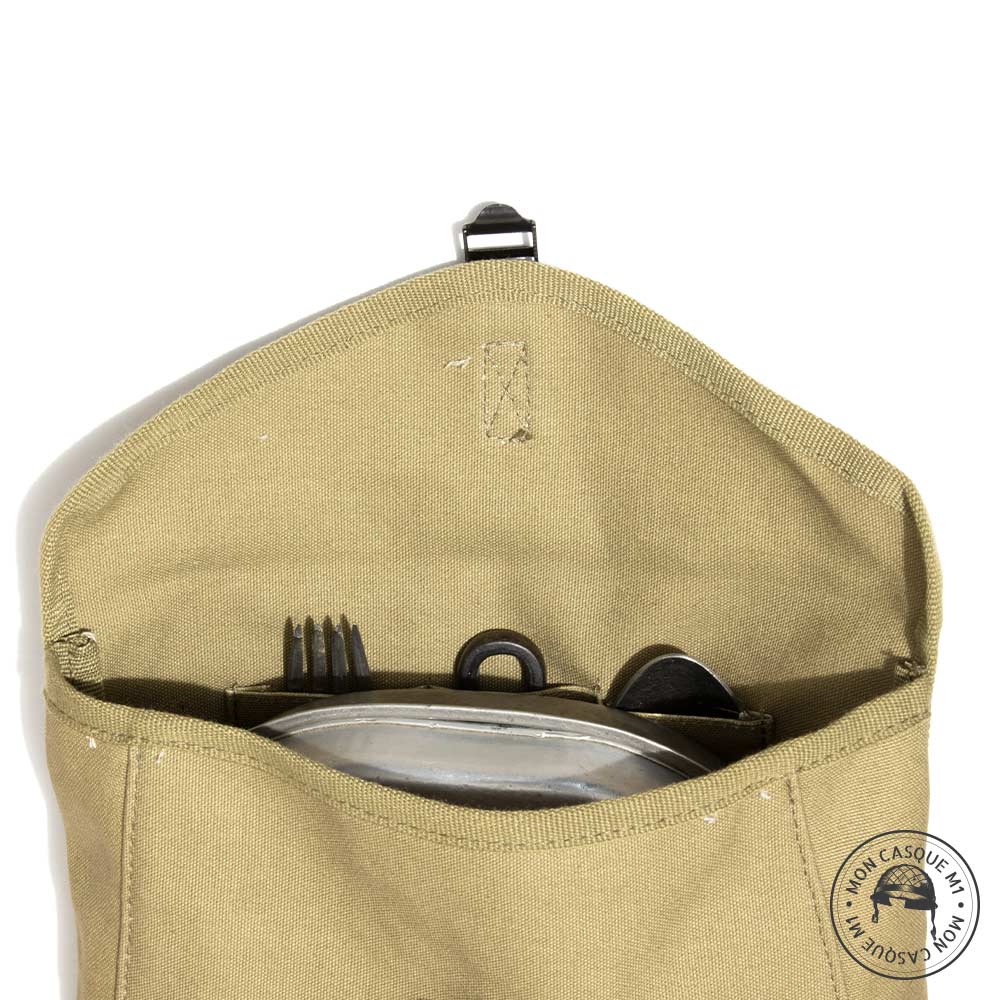 Pochette a gamelle US WW2 pour Haversack M-1928 vue interieure