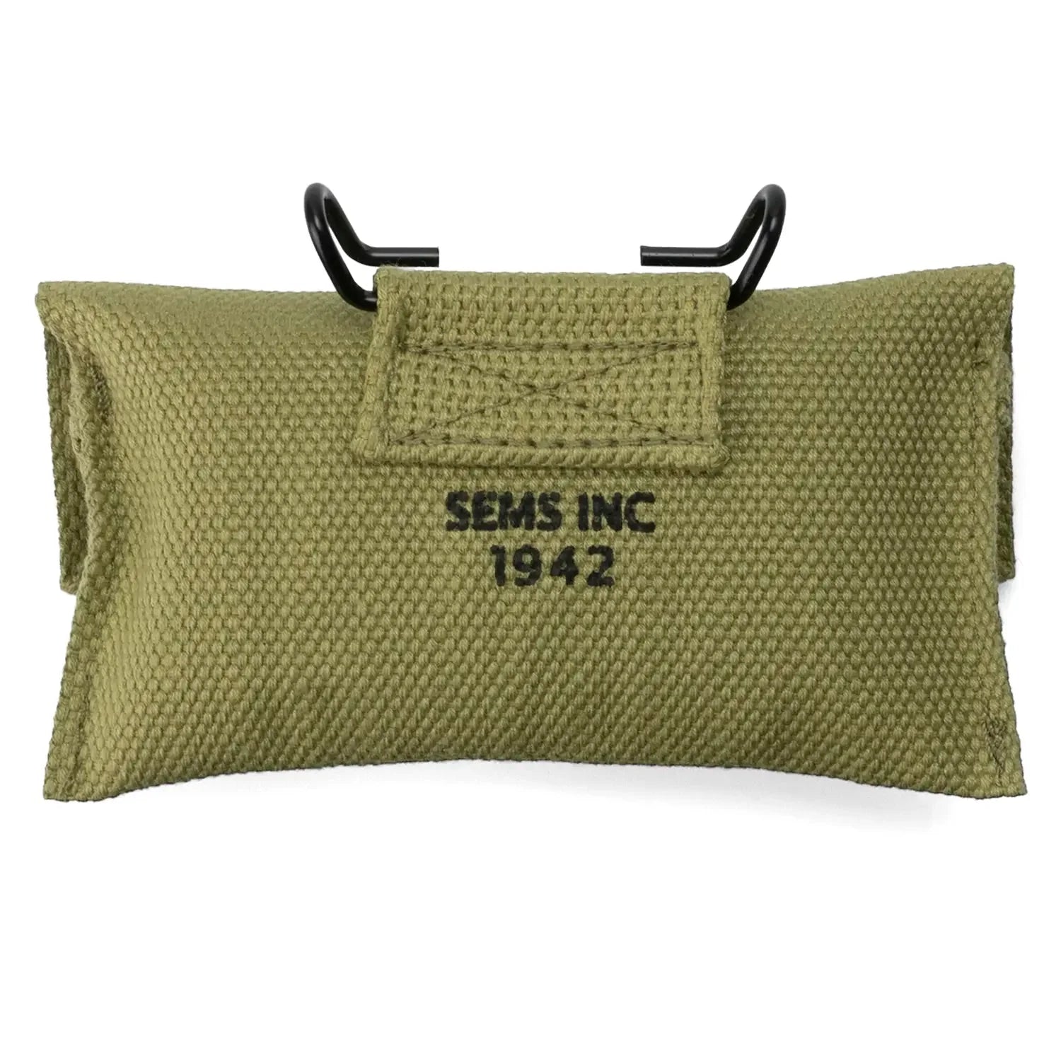 Pochette à pansement M-1924 portée au ceinturon vue arrière