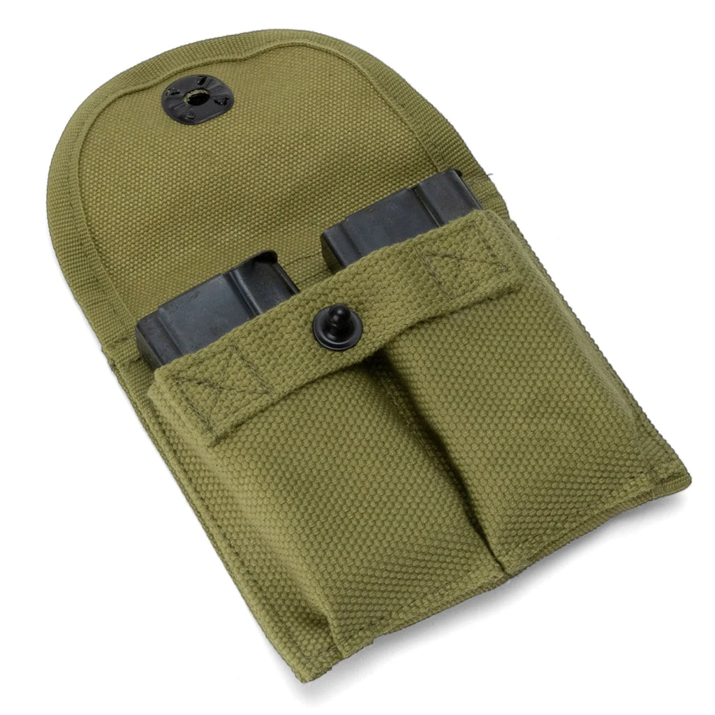 Porte chargeur carabine M1 en reproduction vue de face ouvert