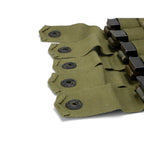 Porte-Chargeurs Thompson 1943 - Original vue de face avec les rabats ouverts