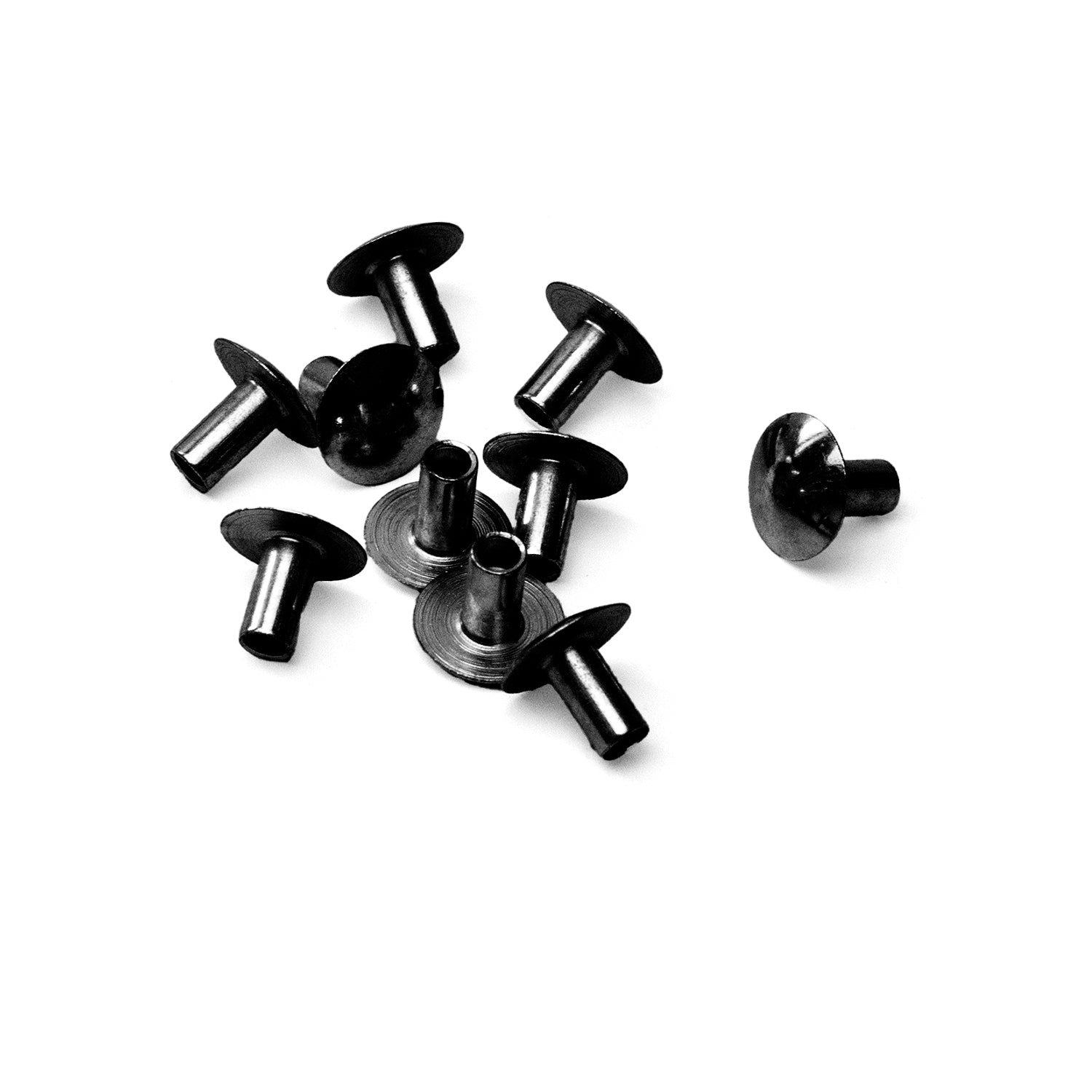 Rivet tubulaire pour liner US M1 en laiton noirci en lot de 10