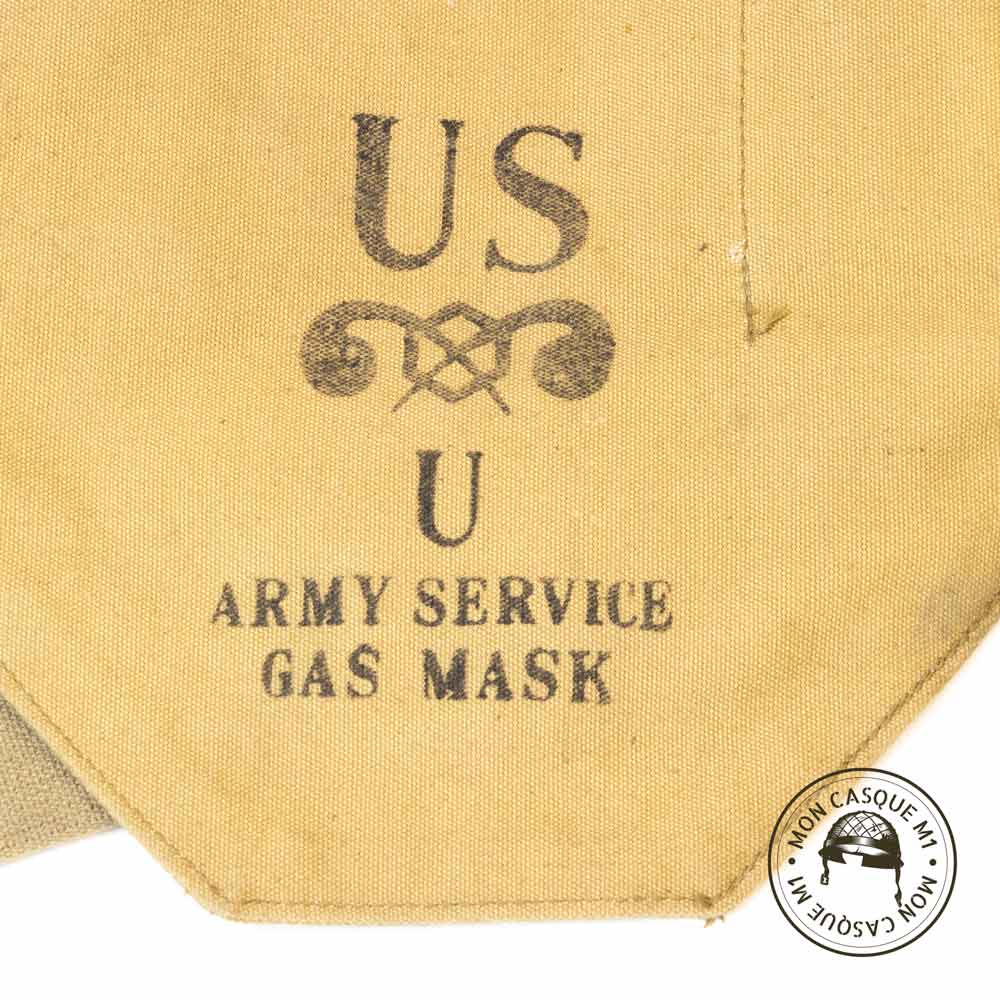 Housse de masque à gaz US WW2 originale - 2