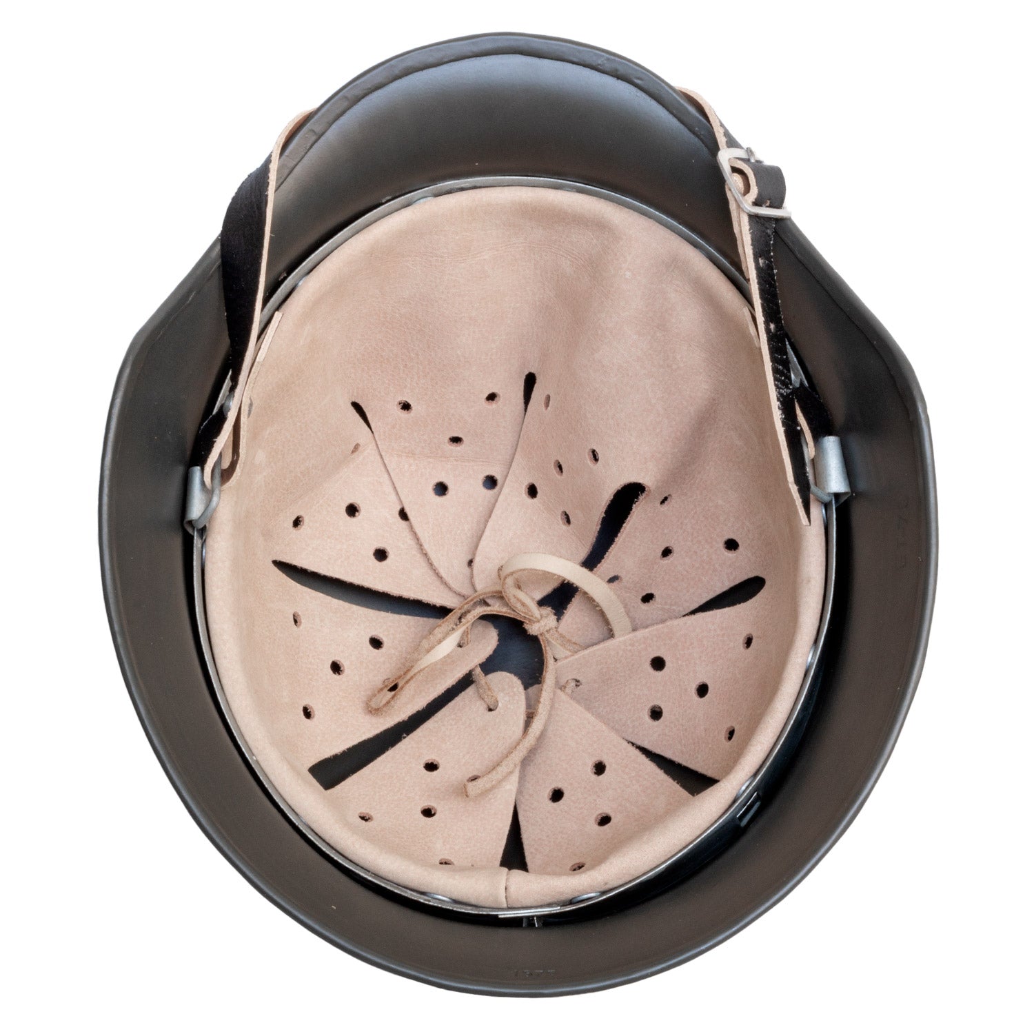 Casque Allemand M35 vue intérieure