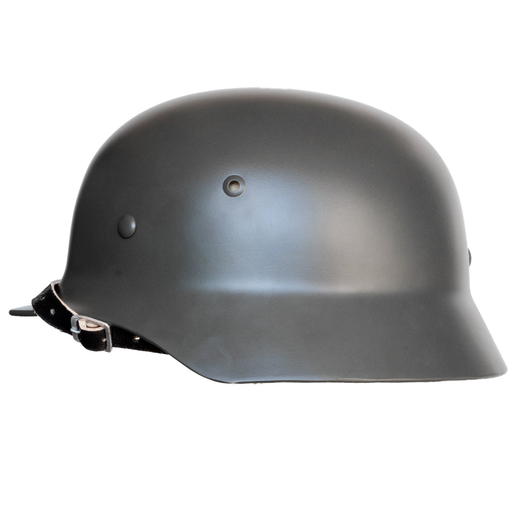 Casque Allemand M35 vue de profil gauche