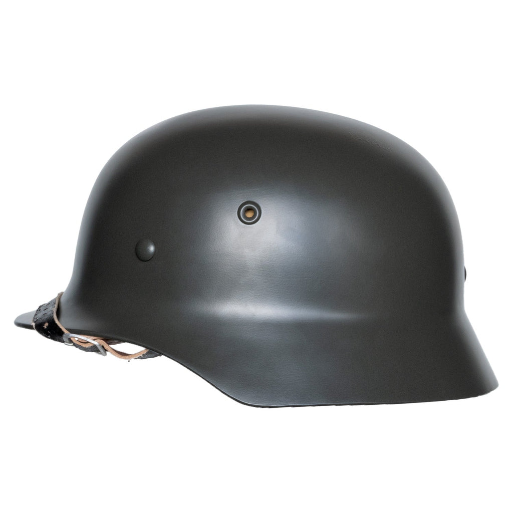 Reproduction du casque Allemand M40 vue latérale côté gauche