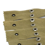 Support arrière pour neckband de sous casque US M-1 gros plan des boutons pressions