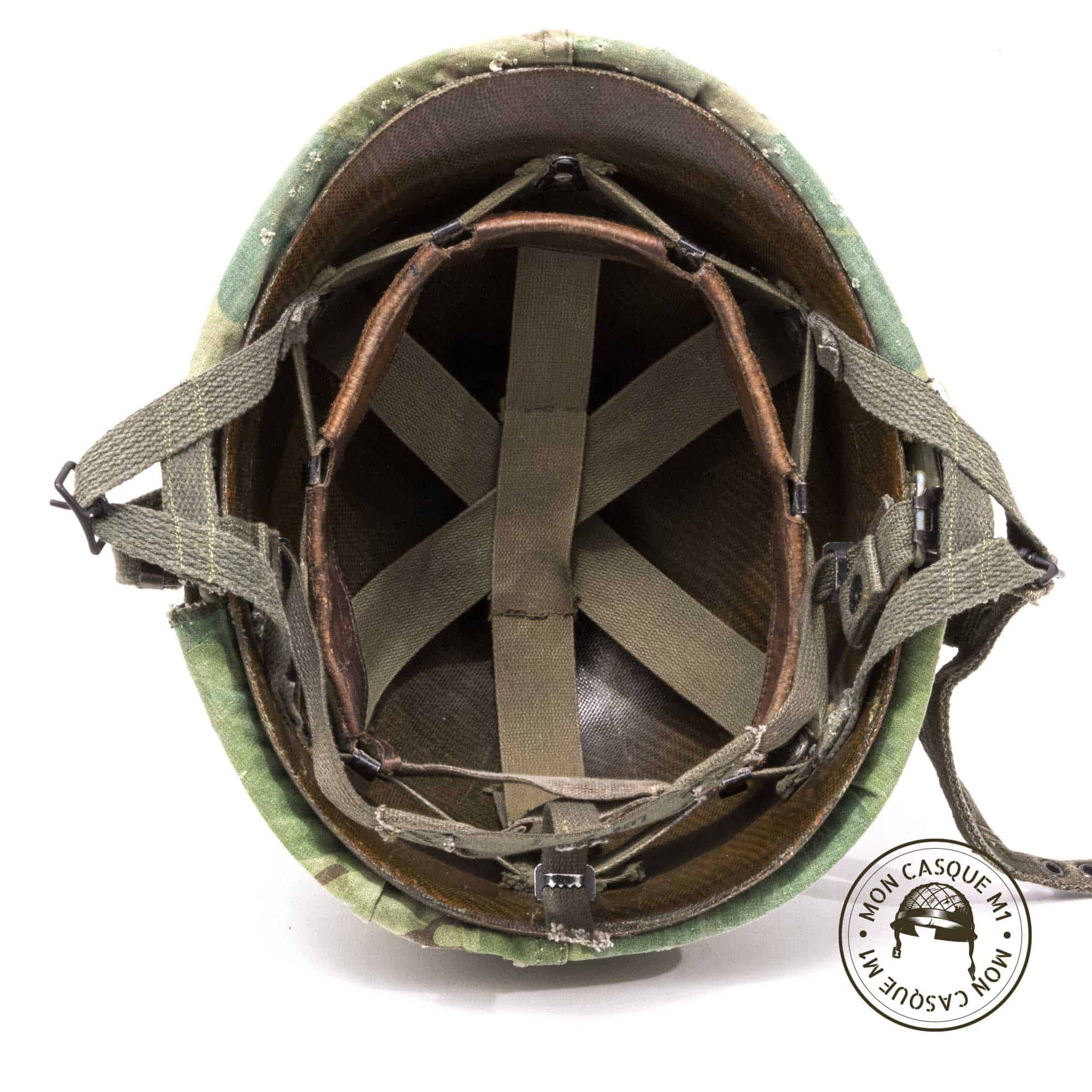 Casque Complet Vietnam Edition Limitée Leatherneck vue intérieur du sous casque