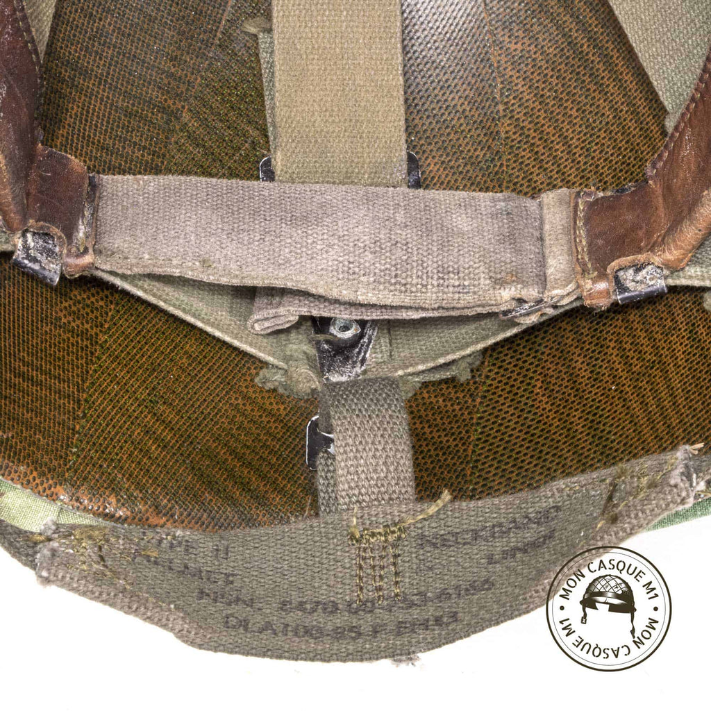 Casque Complet Vietnam Edition Limitée Leatherneck vue en gros plan du neck band de sous casque