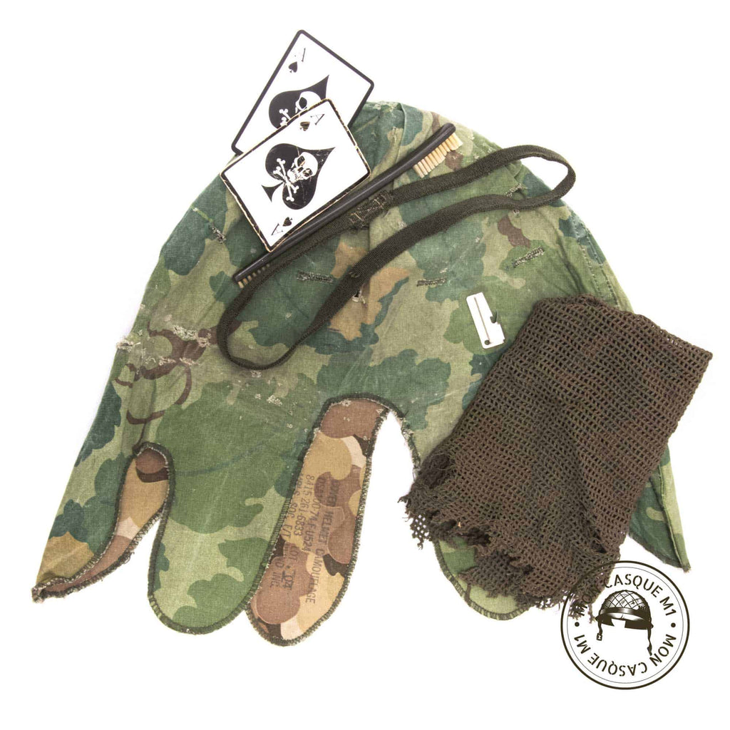 Casque Complet Vietnam Edition Limitée Leatherneck vue des accessoires