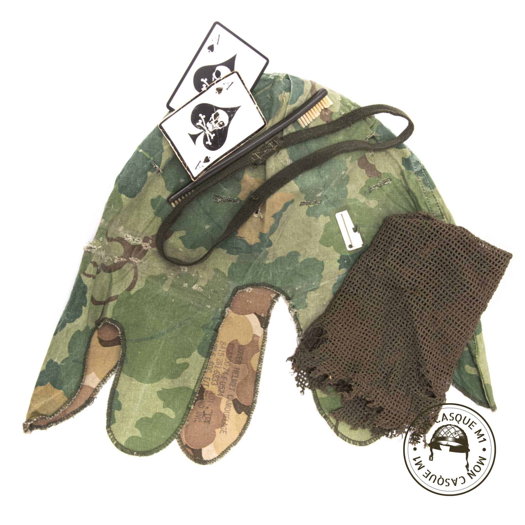 Casque Complet Vietnam Edition Limitée Leatherneck vue des accessoires