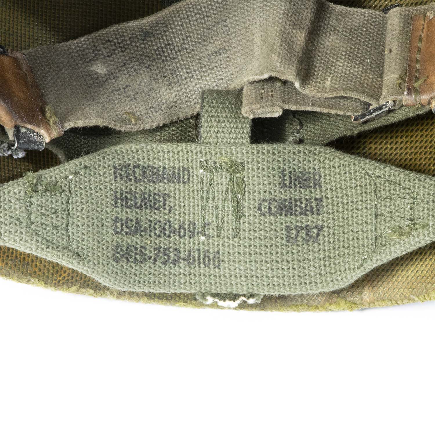 Casque Complet Vietnam Edition Limitée Mechanized gros plan du marquage du neck band