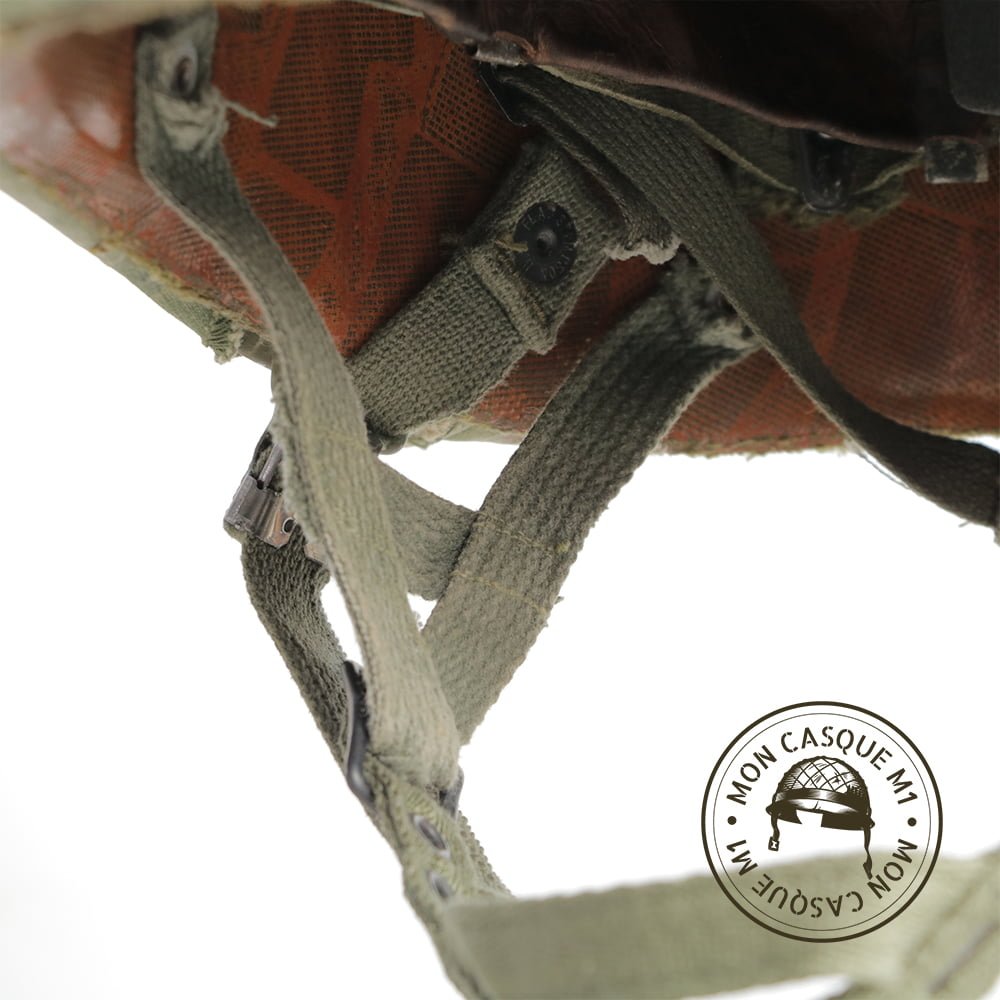 Casque Complet Parachutiste Vietnam vue des A Yokes