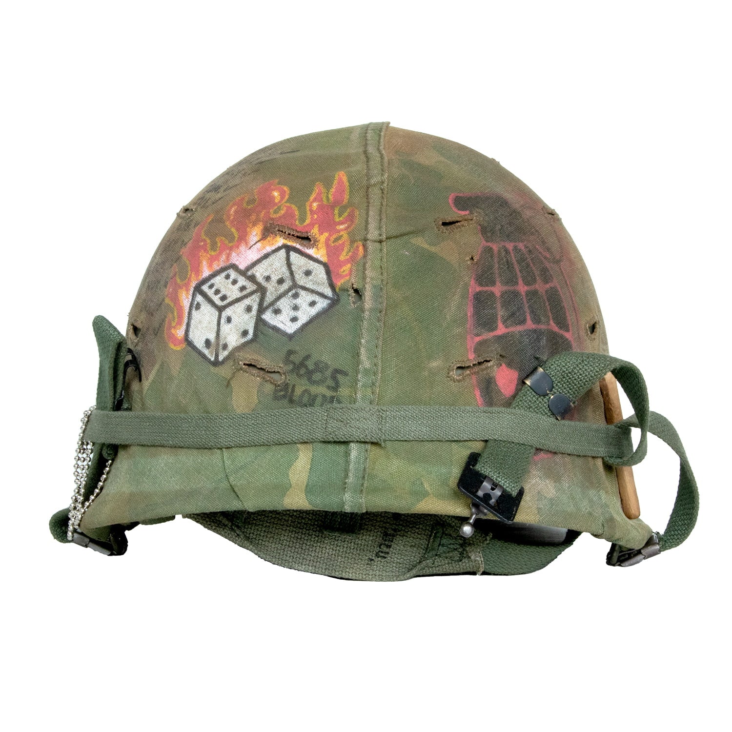 Casque Complet Vietnam The Artist II vue arrière