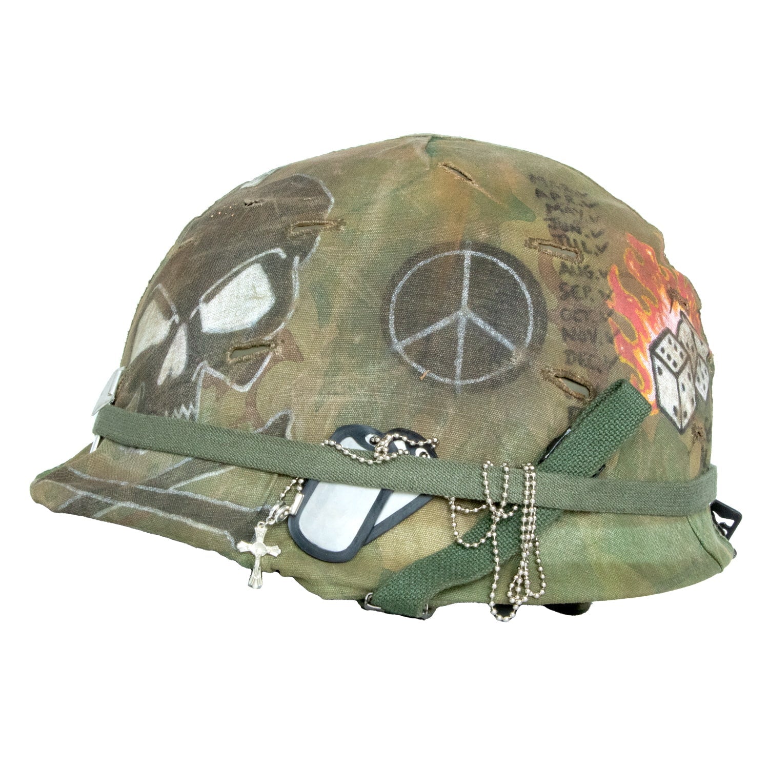 Casque Complet Vietnam The Artist II vue de profil gauche