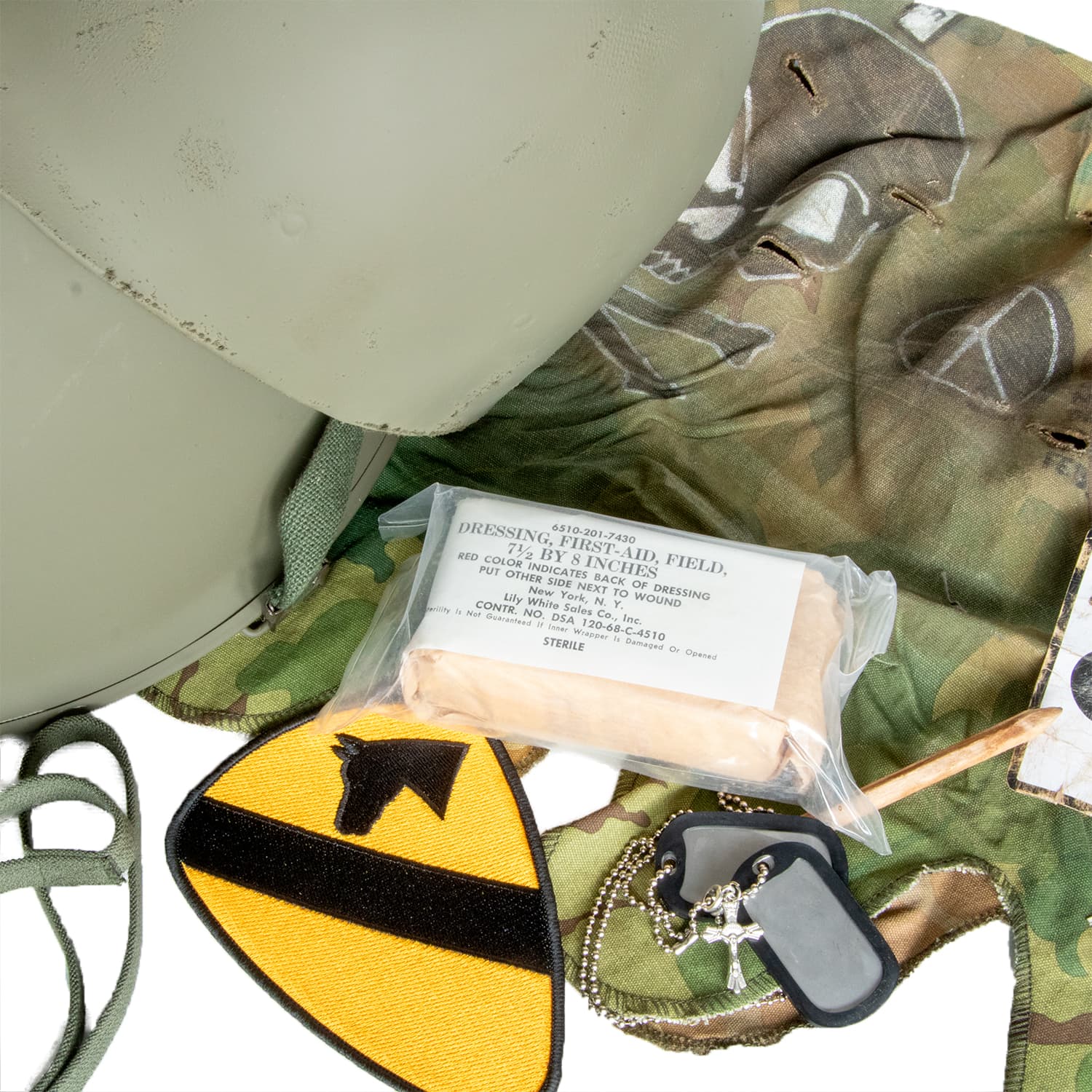 Casque Complet Vietnam The Artist II vue des accessoires