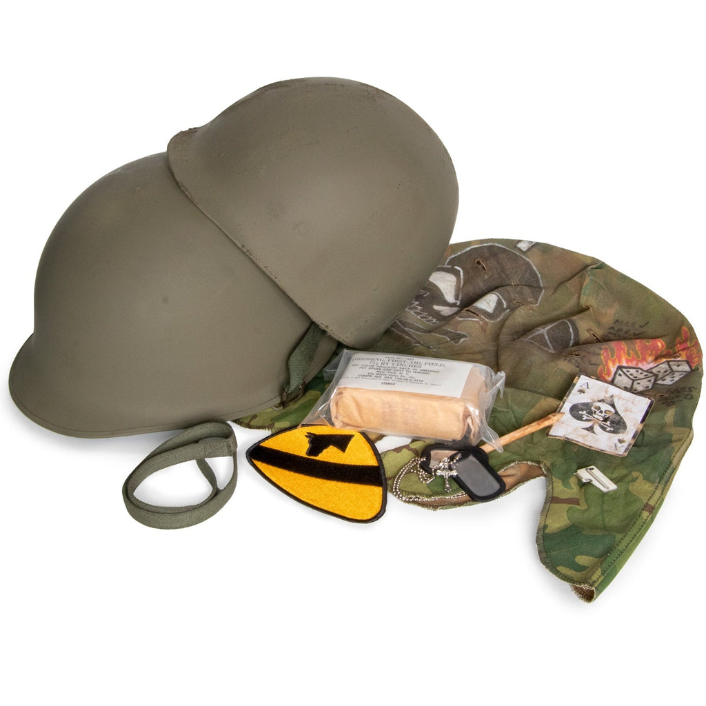 Casque Complet Vietnam The Artist II vue d'ensemble des éléments du casque