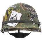 Casque Complet Vietnam US M1 The Artist vue de face
