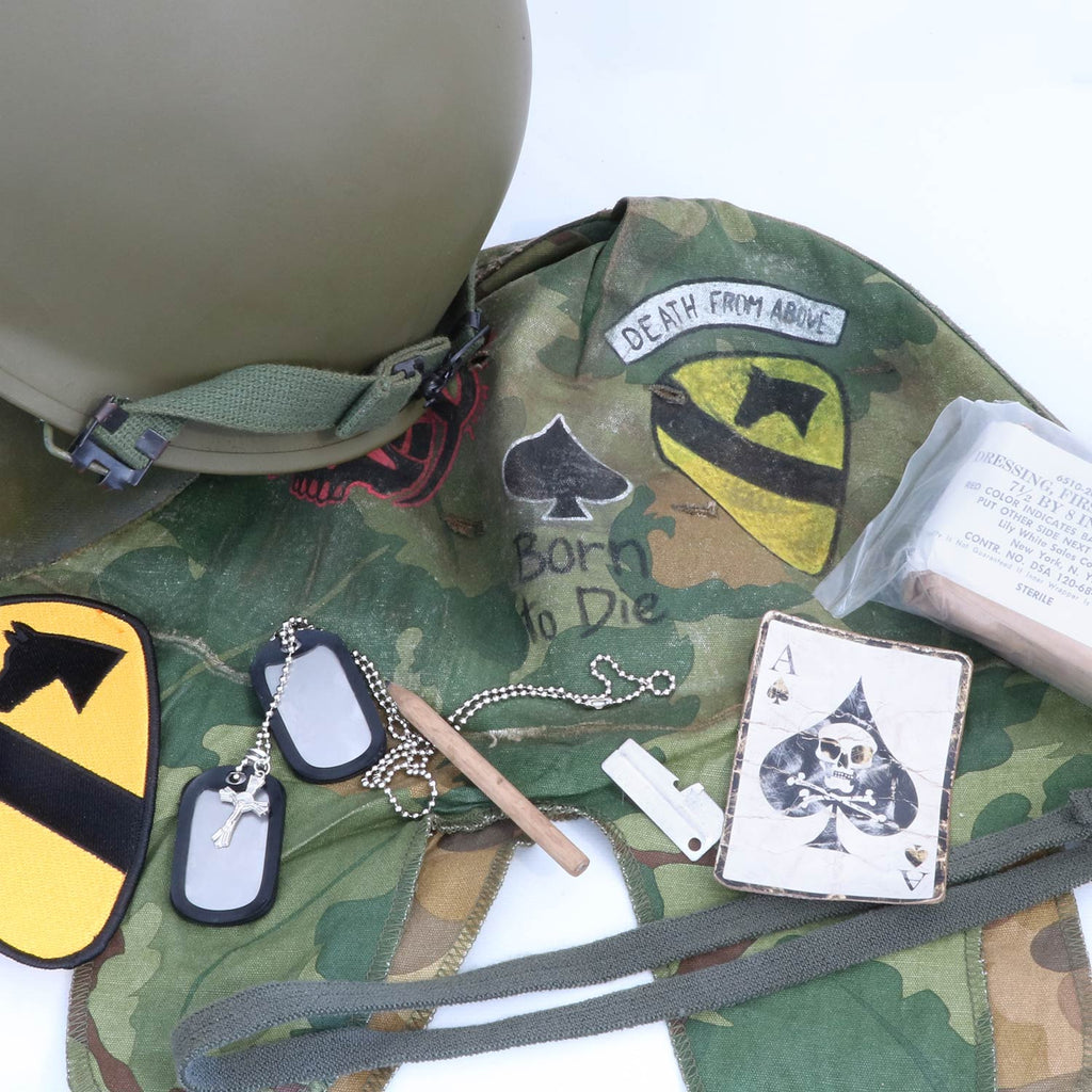 Casque Complet Vietnam US M1 The Artist accessoires - 3