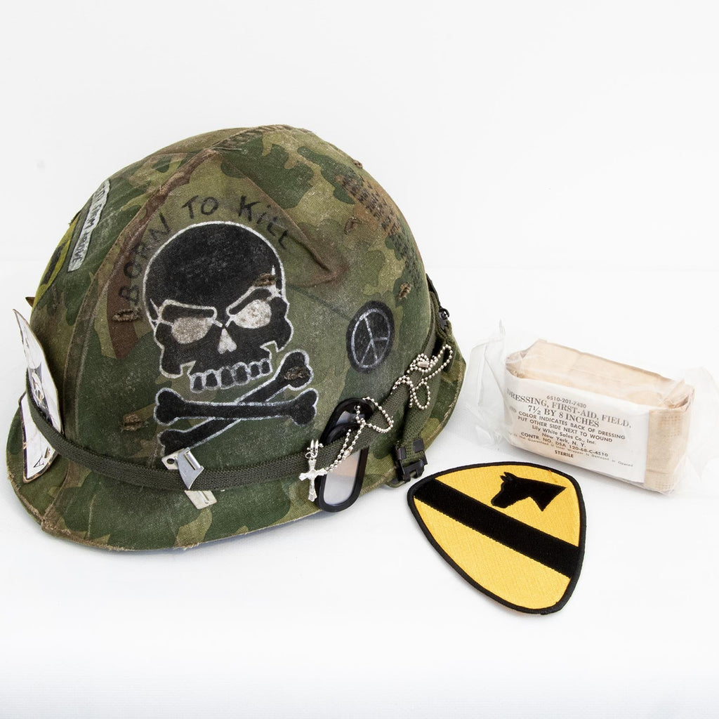 Casque Complet Vietnam US M1 The Artist accessoires - 2