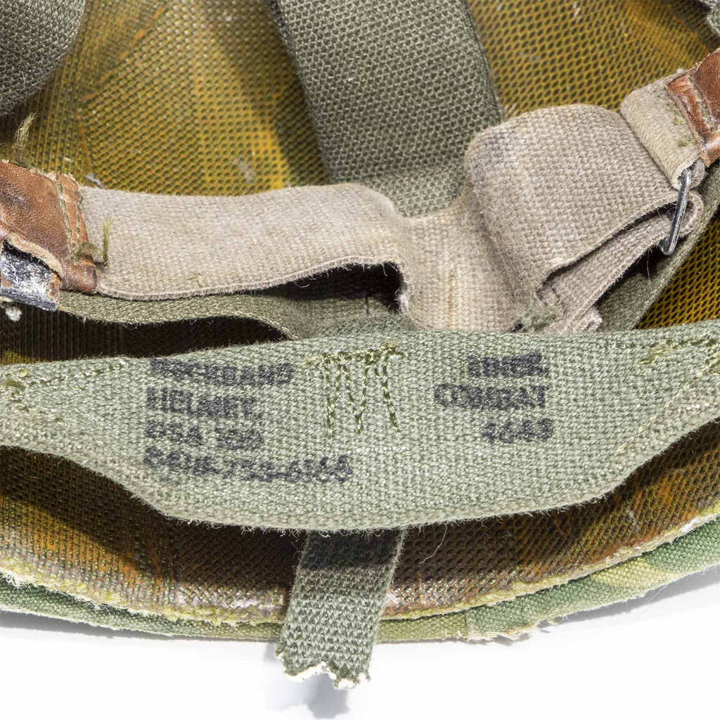 Casque Complet Vietnam US M1 The Artist marquage du neck band