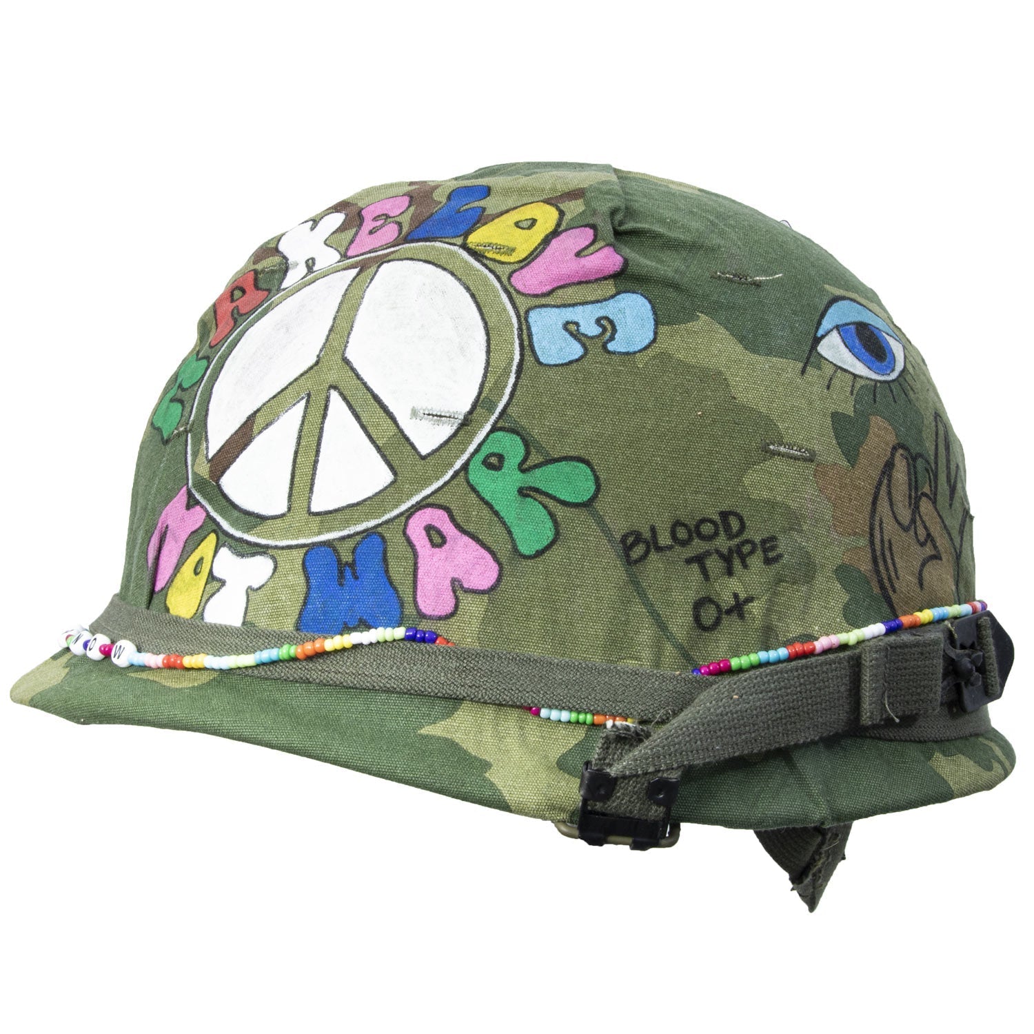 Casque Complet Vietnam The Hippie vue de profil 1