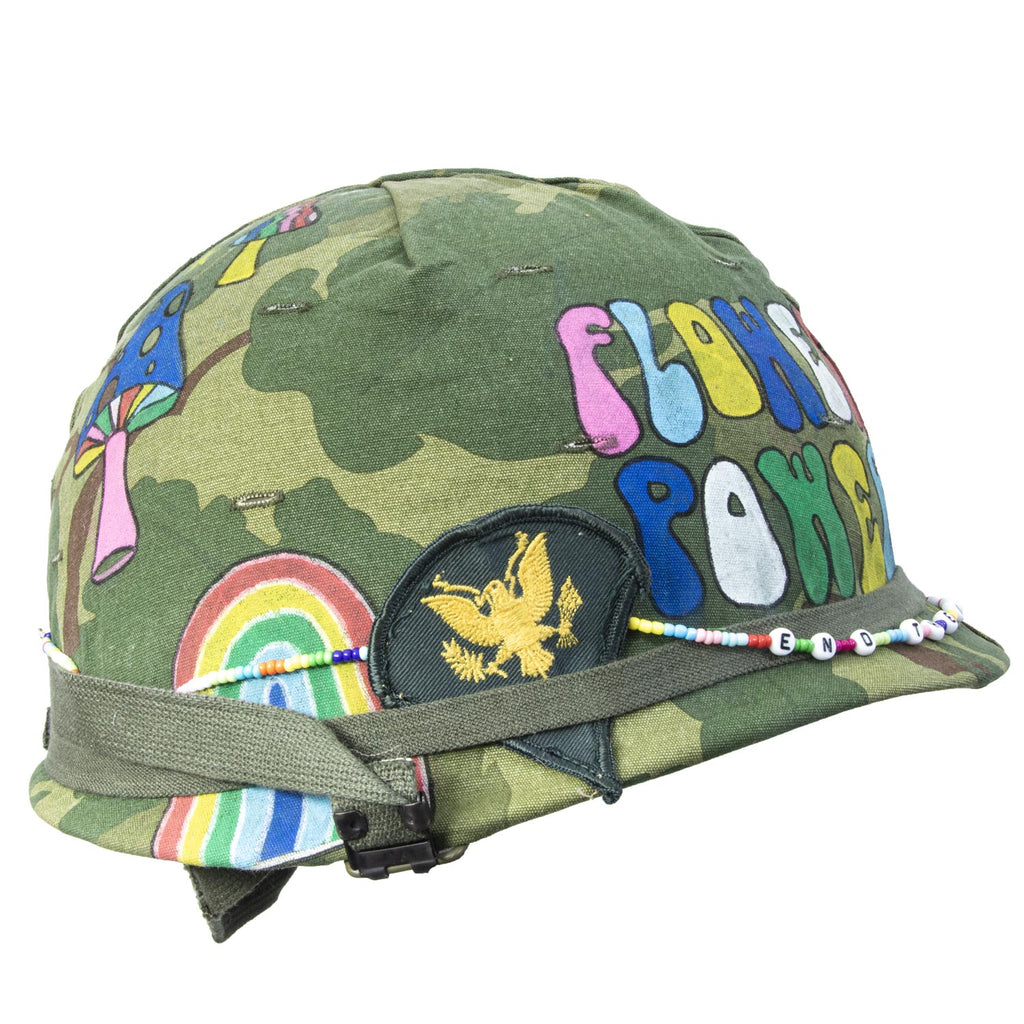 Casque Complet Vietnam The Hippie vue de profil 2