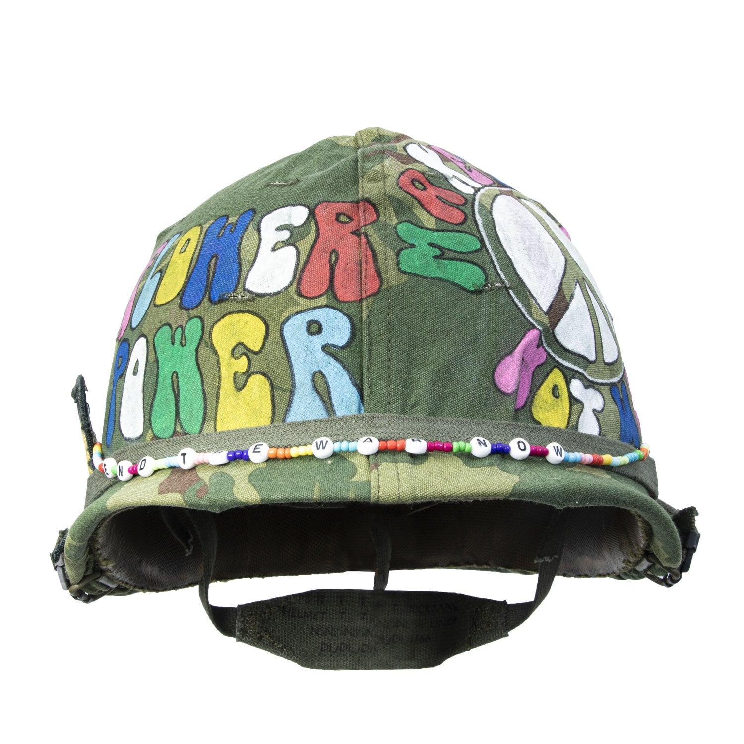 Casque Complet Vietnam The Hippie vue de face