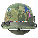 Casque Complet Vietnam The Hippie vue arrière