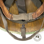 Casque US M1 Vietnam The Pacifist gros plan du marquage du headband