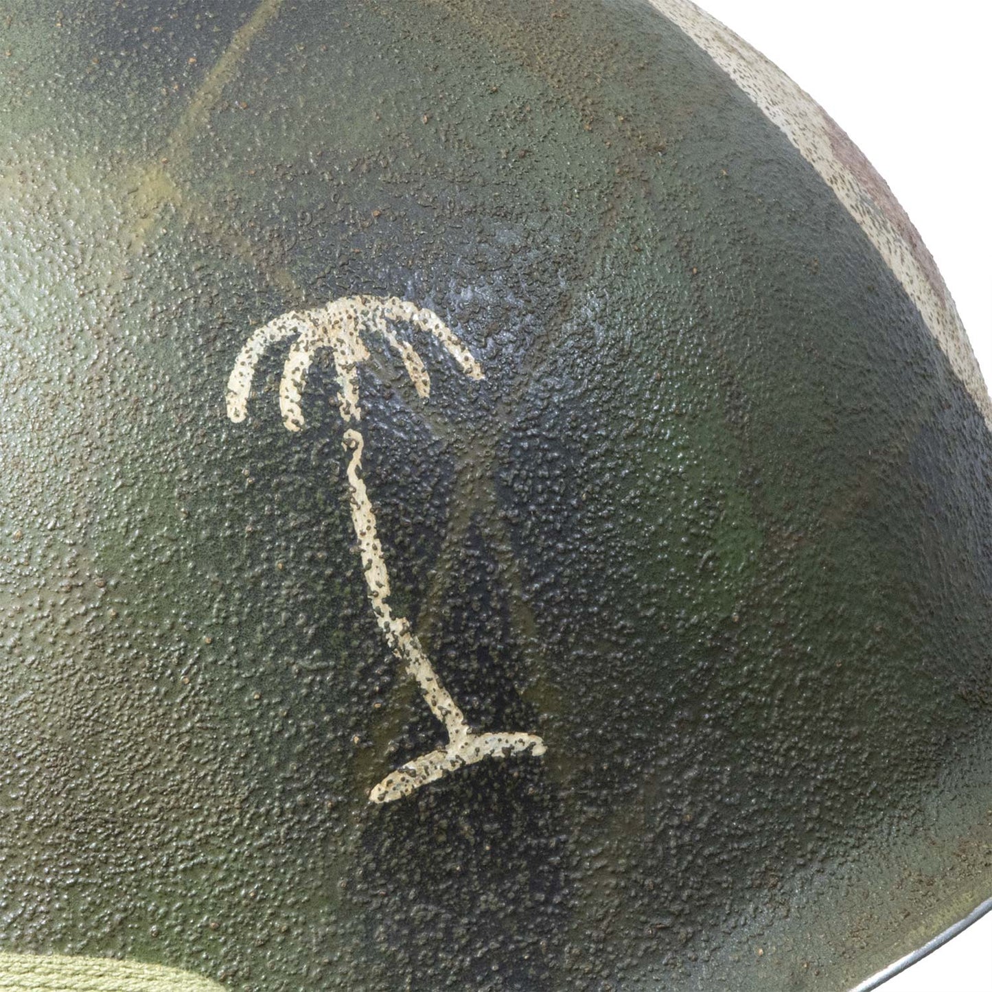 Battle Battered 551th PIR pates fixes et liner fibre vue de l'insigne Goya