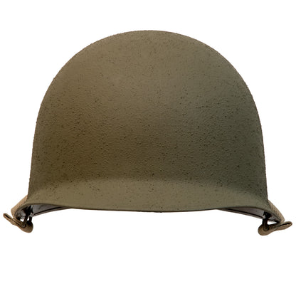 Coque seule de casque US M1 WW2 infanterie vue de face