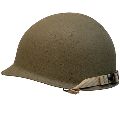 Coque seule de casque US M1 WW2 infanterie vue latérale