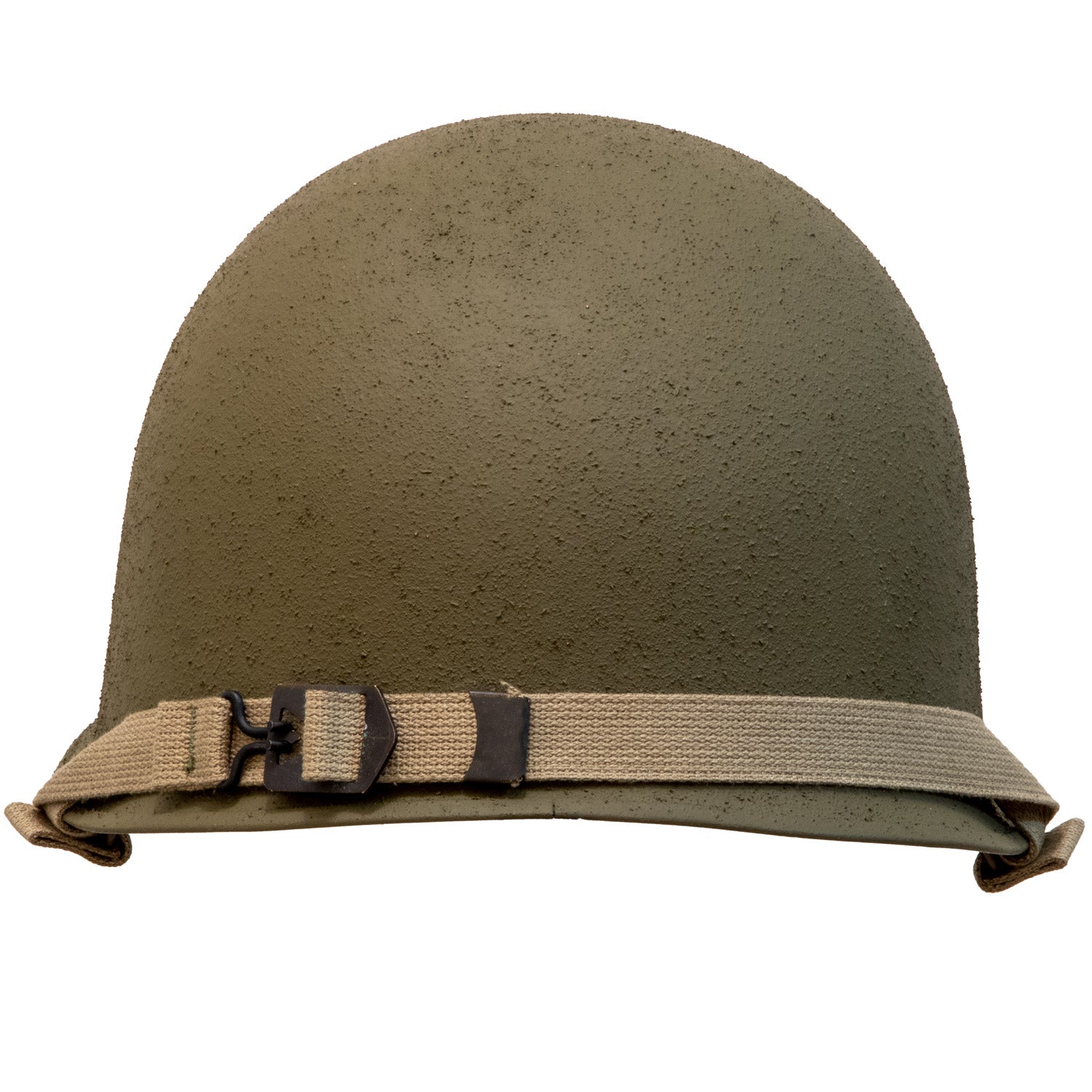Coque seule de casque US M1 WW2 infanterie vue arrière