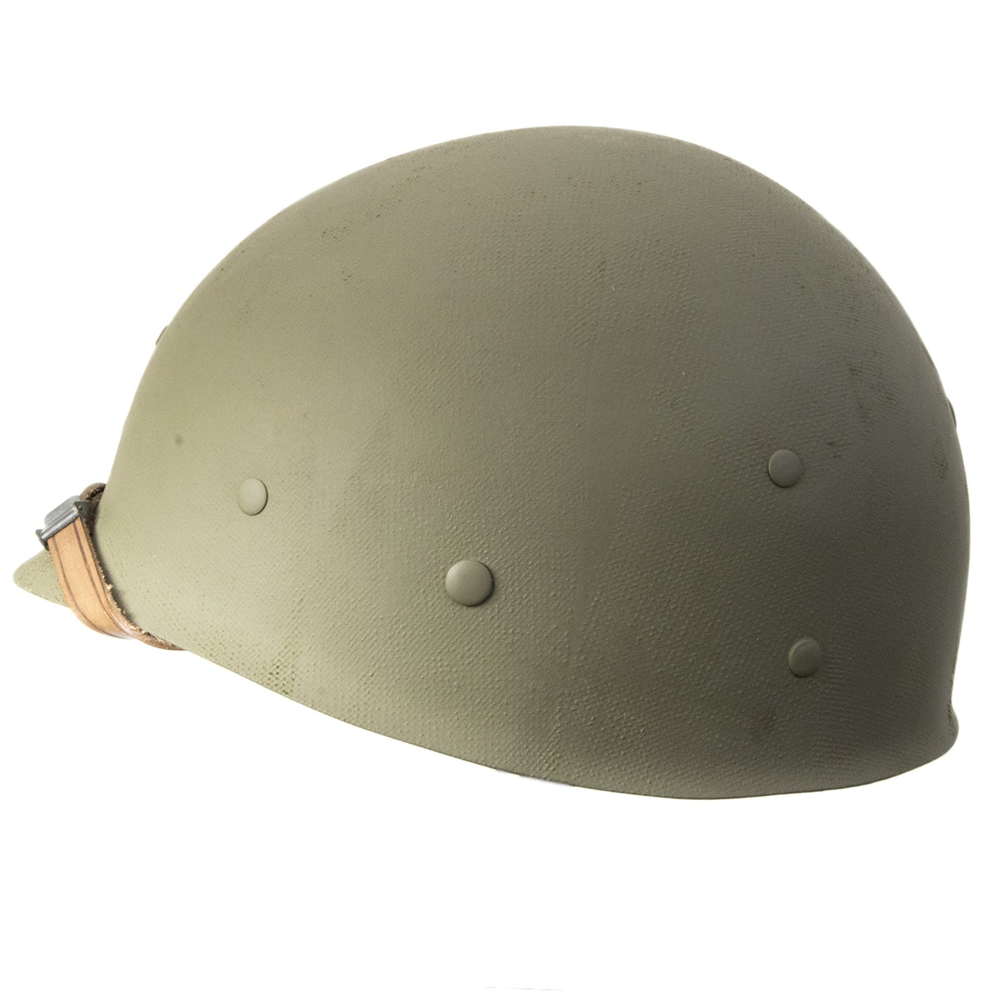 Liner fibre infanterie d'origine Allemande pour casque US M1 vue de profil