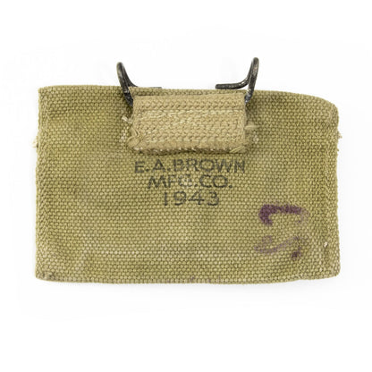 Pochette à pansement US WW2 originale E.A. BROWN MFG. Co 1943 3