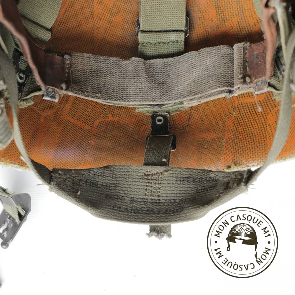 Casque Complet Parachutiste Vietnam neckband du liner