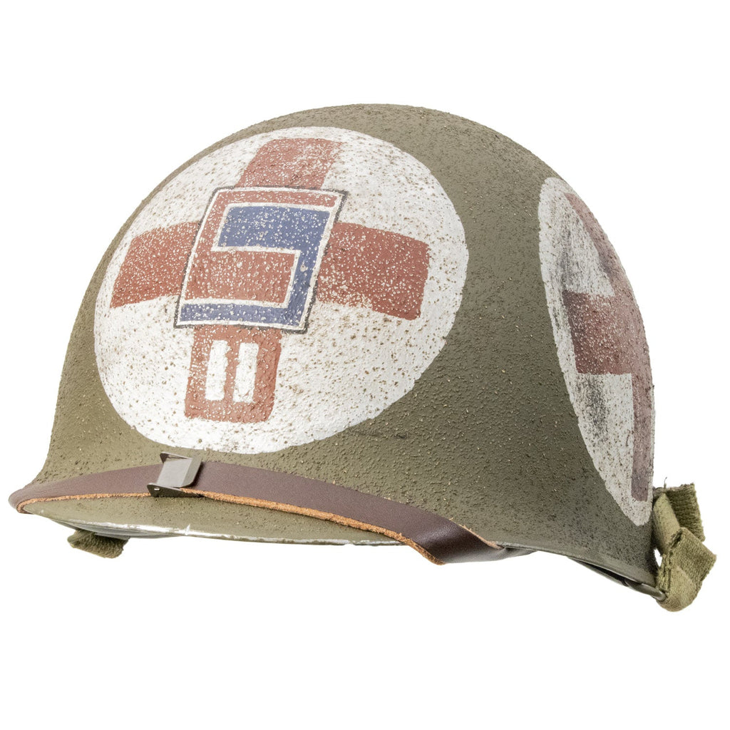 Casque Complet Infanterie US M1 69th Infantry Division Captain Medic