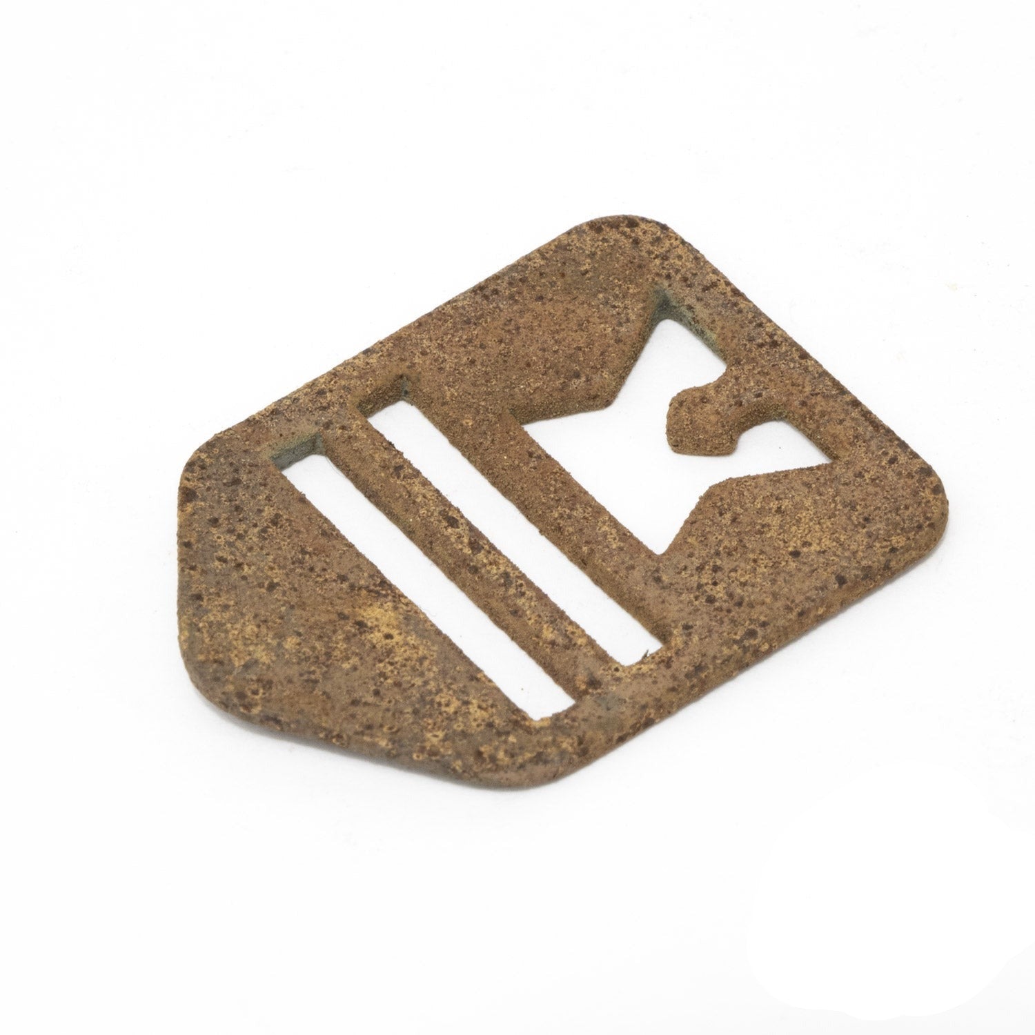 Boucle Jugulaire casque US M1 rouillée recto