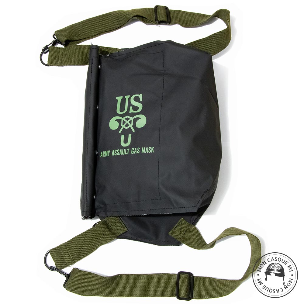 Housse de masque à gaz US M7 pour opération Amphibies de face